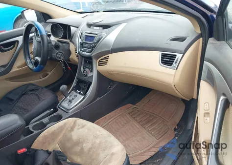 2013 Hyundai Elantra Gls из США, поврежденный, VIN KMHDH4AE8DU757699